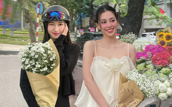 Các nàng Hậu đọ visual 'nét căng' khi bắt trend chụp ảnh giữa trời thu Hà Nội Ảnh 2