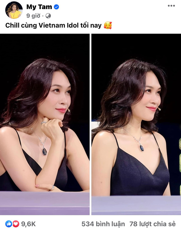 Một sao nam mê mẩn trước nhan sắc không tuổi của Mỹ Tâm trên sóng Vietnam Idol Ảnh 1