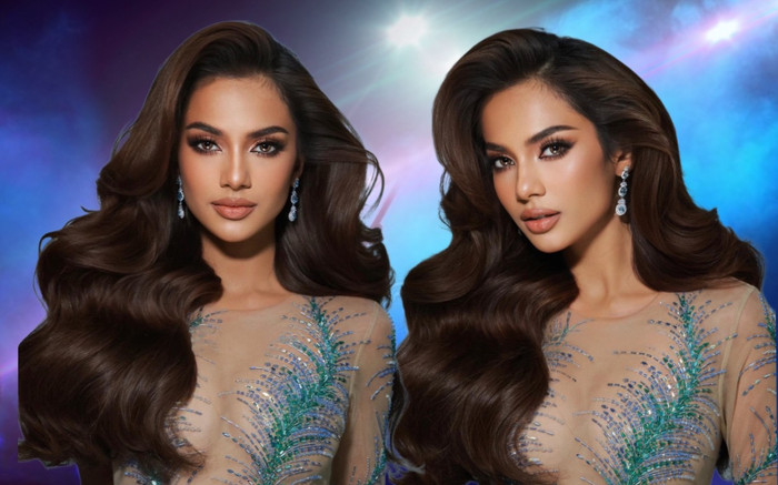 Fan quốc tế 'ngất ngây' trước nhan sắc của Emma Lê tại Miss Universe VN Ảnh 2