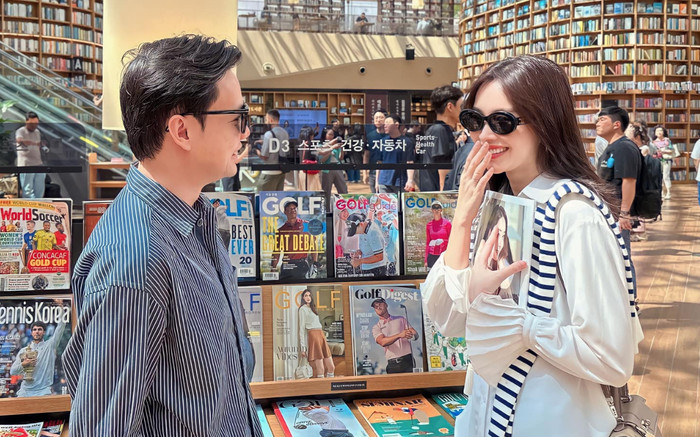 Đang vi vu cùng vợ, ông xã Đặng Thu Thảo không quên làm điều này Ảnh 2