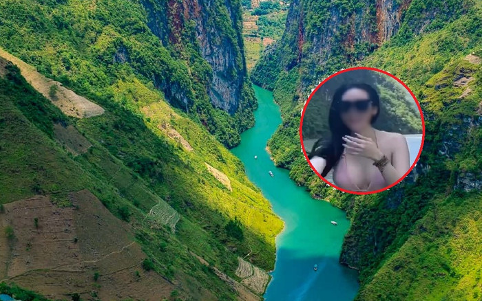 Cô gái mặc bikini đi thuyền trên sông Nho Quế gây tranh cãi, Hà Giang nói gì? Ảnh 2