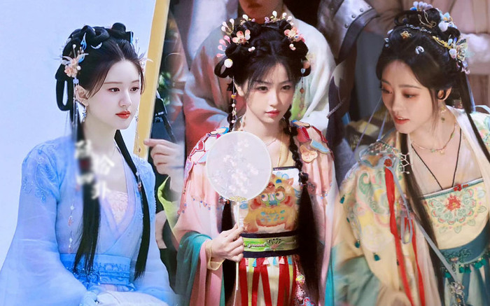 Đụng độ tạo hình với Ngu Thư Hân, Triệu Lộ Tư và em gái Dương Mịch thua thảm Ảnh 2