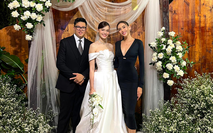 Võ Hoàng Yến, Minh Tú cùng dàn người đẹp Vbiz tham dự đám cưới Lê Thanh Thảo Ảnh 2