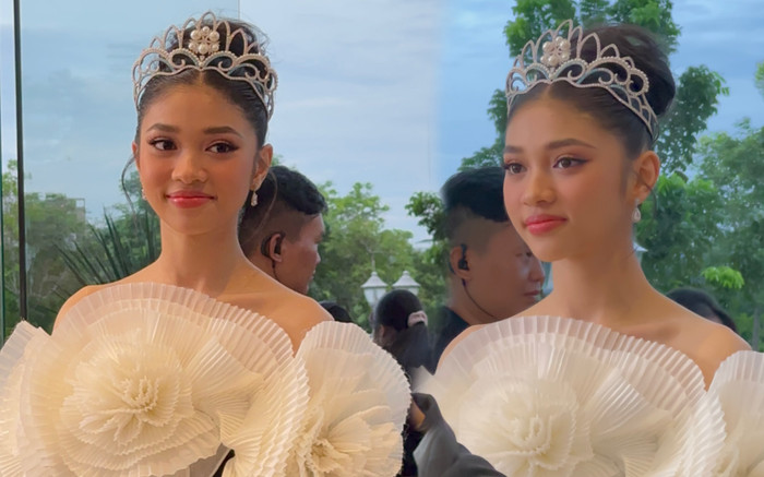 Á hậu Minh Kiên lẻ loi tại sự kiện, nhan sắc 'cân đẹp' mọi cam thường Ảnh 2