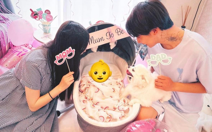 Nam ca sĩ sinh năm 1997 đón con đầu lòng cùng bạn gái nước ngoài Ảnh 2