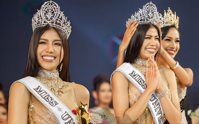 Hoa hậu Hoàn vũ Myanmar 2023 lộ diện, nhưng nhan sắc bị chê 'mờ nhạt'? Ảnh 2