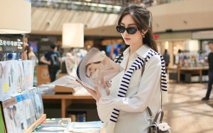 Đặng Thu Thảo ẵm trọn điểm 10 ứng xử khi bị nói đến thư viện chỉ để chụp ảnh Ảnh 2