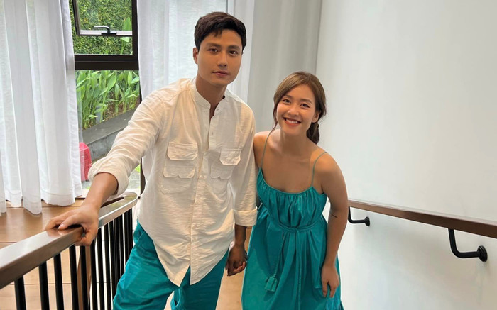 Khả Ngân - Thanh Sơn 'ton sur ton', tiếp tục tung hình ảnh ngọt đến sâu răng Ảnh 2