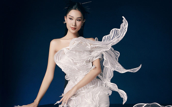 Nữ sinh Sân khấu Điện ảnh gây chú ý ở Miss Universe Vietnam 2023 Ảnh 2