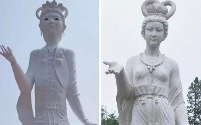 Tượng tiên nữ đầu tư gần 270 triệu đồng gây sốt vì 'xấu đau đớn' Ảnh 2