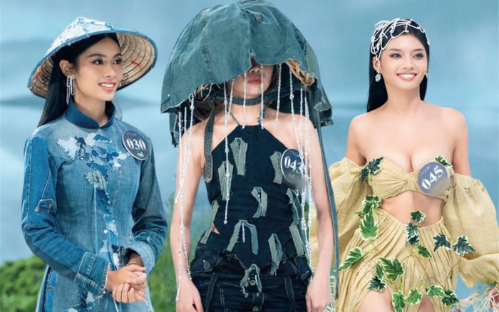 Trang phục tái chế độc đáo với thông điệp bảo vệ môi trường của Miss Earth VN Ảnh 2