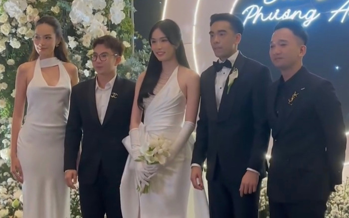 Hôn lễ Á hậu Phương Anh: Không gian ngập hoa tươi, vị khách đầu tiên có mặt Ảnh 2
