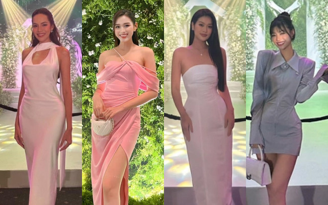 Đám cưới Phương Anh: Khách mời toàn Hoa, Á hậu - Đỗ Hà lộ diện cực xinh Ảnh 2