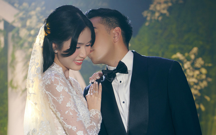 Toàn cảnh hôn lễ lãng mạn 'đẹp như mơ' của Á hậu Phương Anh và chú rể Đắc Đức Ảnh 2