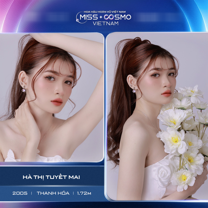 Hà Thị Tuyết Mai (Thanh Hóa) vừa tròn 18 tuổi. Dù chưa có nhiều kinh nghiệm chinh chiến tại các cuộc thi nhan sắc nhưng Tuyết Mai đã mạnh dạn đăng ký tham gia với sự quyết tâm và ước mơ từ nhỏ là trở thành một hoa hậu.