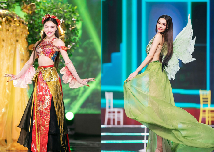 Nguyễn Thị Thùy Vi sinh năm 2000, đến từ Trà Vinh. Người đẹp cao 1m72 cùng hình thể hoàn hảo 80-63-93 cm. Cô gây sốt tại Miss Grand Vietnam 2023 với màn hóa thân thành cô Tấm trong buổi trình diễn trang phục dân tộc. Ngoài sắc vóc chuẩn chuẩn, mỹ nhân này còn có kỹ năng catwalk tương đối, hút mắt. 