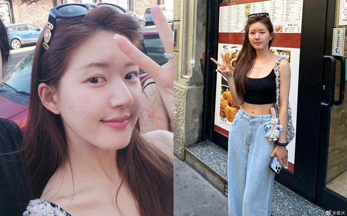 Triệu Lộ Tư lộ ảnh mặt mộc ở trời Âu, bị chê khí chất thua cả người qua đường Ảnh 2