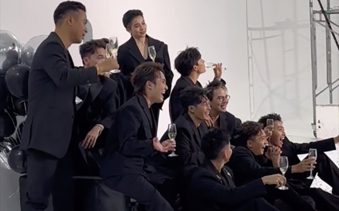 Hậu trường chụp ảnh cưới của Puka và Gin Tuấn Kiệt: Cả showbiz hội ngộ? Ảnh 2