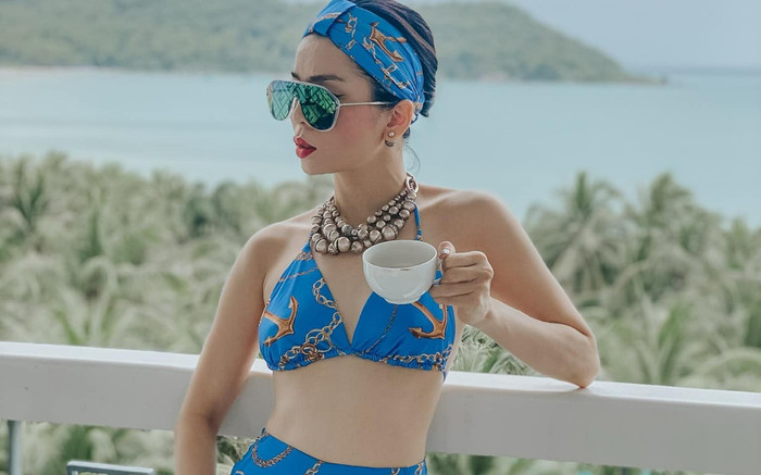 Lệ Quyên diện bikini, khoe body 'thách thức camera thường' ở tuổi 42 Ảnh 2