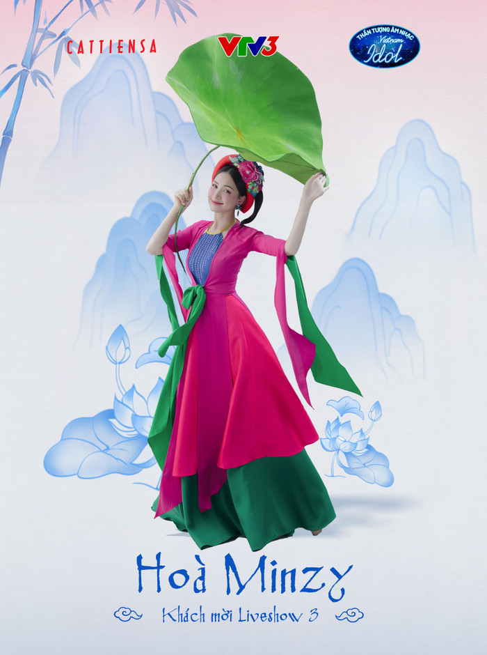 Poster thông báo Hòa Minzy trở thành ca sĩ khách mời trong liveshow 3 Vietnam Idol đang nhận về lượt tương tác mạnh mẽ từ phía công chúng