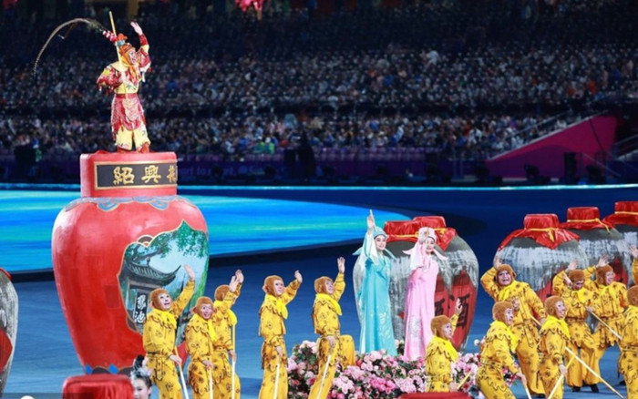 Ấn tượng lễ khai mạc Asiad 19 Ảnh 2