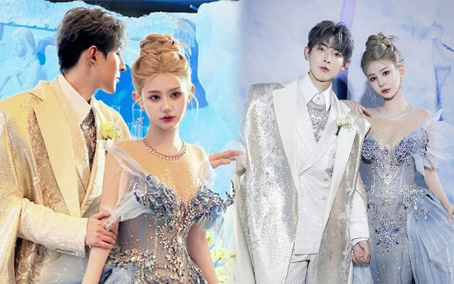 Đám cưới gây sốt với cô dâu chú rể đẹp 'thoát tục', hôn lễ tựa xứ thần tiên Ảnh 2