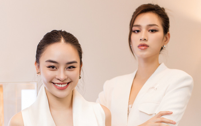 Hoa hậu Đỗ Hà 'pose' dáng cùng 'ngọc nữ lookbook', lấn lượt một điểm này Ảnh 2