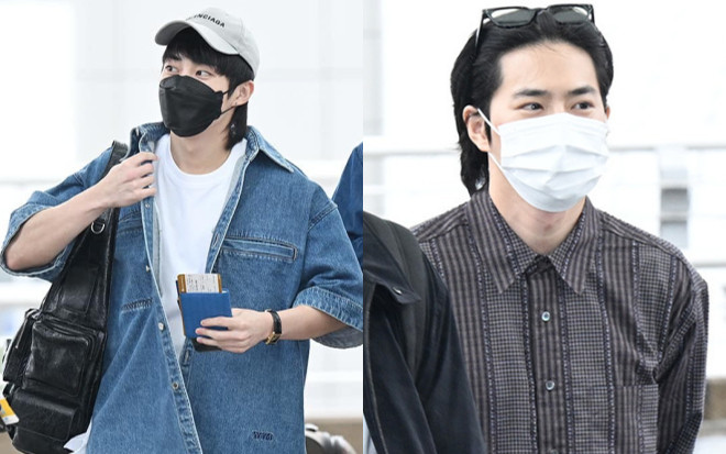 Hai thành viên điển trai nhất nhì EXO 'tay xách nách mang' chuẩn bị đến Việt Nam Ảnh 2