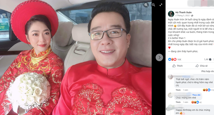 Hà Thanh Xuân vẫn giữ lại những kỷ niệm đẹp sau khi thông báo chia tay với chồng