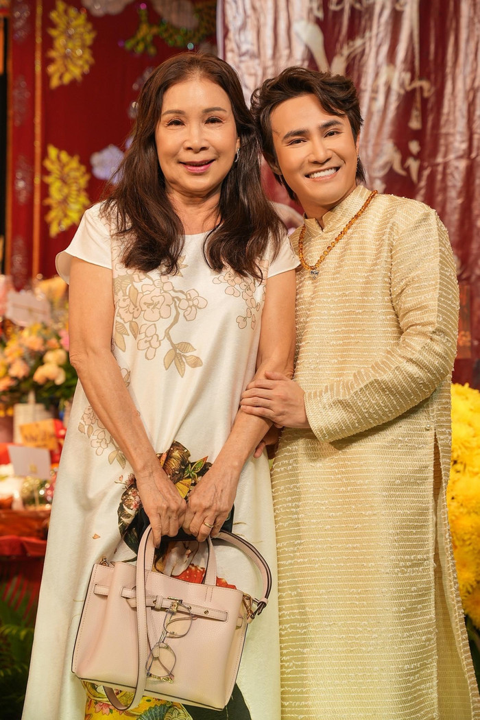 Nghệ sĩ Kim Xuân và diễn viên Huỳnh Lập.