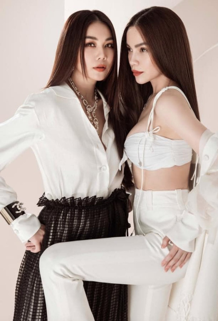 Thanh Hằng - Hà Hồ có mối quan hệ thân thiết khiến nhiều người ngưỡng mộ. 