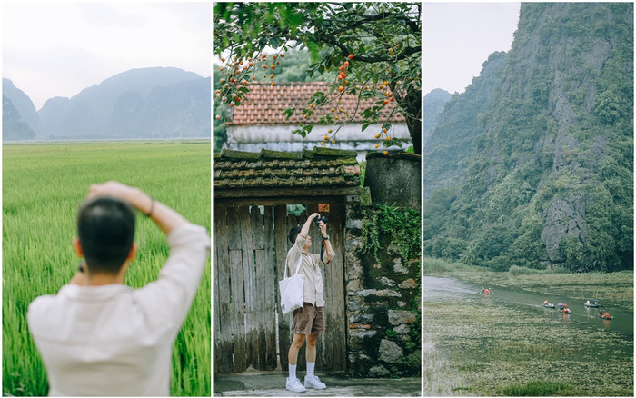 Đẹp nao lòng mùa thu Ninh Bình: Thôn quê yên bình, đồng xanh biêng biếc Ảnh 2