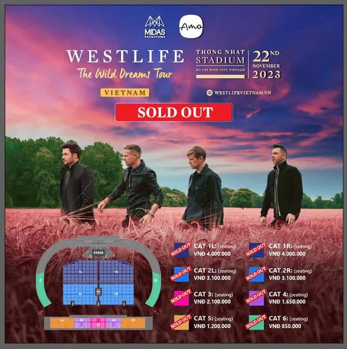 Concert Westlife 'cháy vé' chỉ sau vài tiếng mở bán, BTC cảnh báo người hâm mộ Ảnh 2