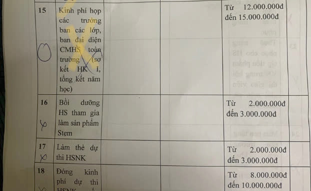 Trường bị tố lạm thu, tiền quỹ tới 500 triệu đồng, hiệu trưởng nói bận... Ảnh 1