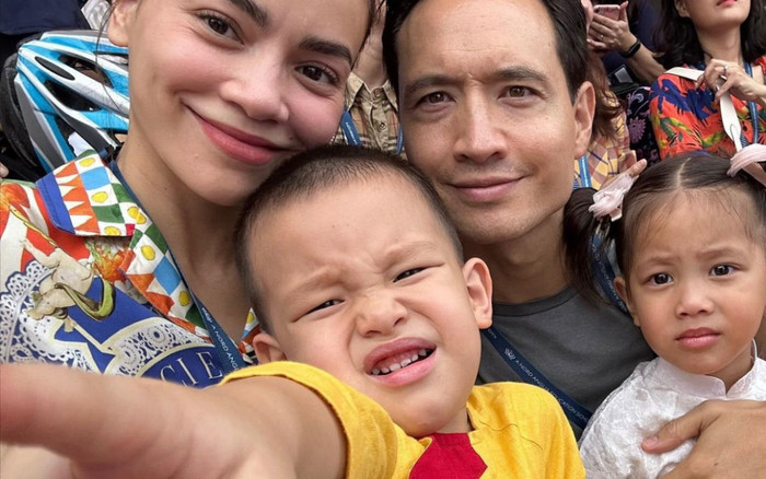 Lisa - Leon đi chơi Trung thu, biểu cảm của quý tử nhà Hà Hồ chiếm spotlight Ảnh 2