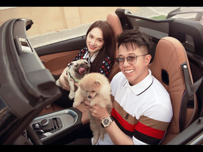 Hương Giang từng có mối tình 2 năm mặn nồng với nam doanh nhân Matt Liu. (Ảnh tổng hợp)