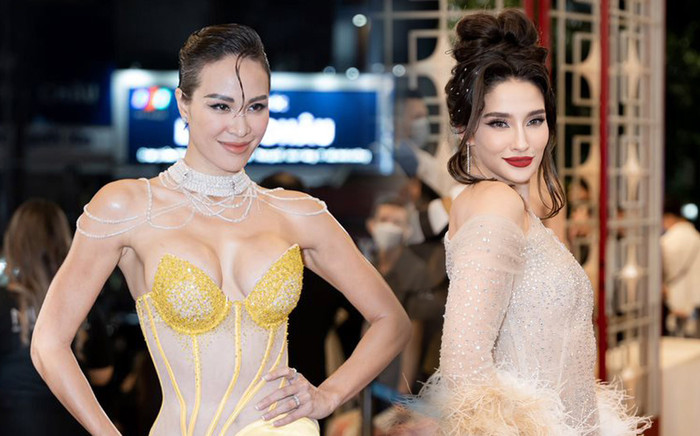 Thảm đỏ Miss Universe VN: Phương Mai diện đồ o ép, Miss Charm chiếm spotlight Ảnh 2