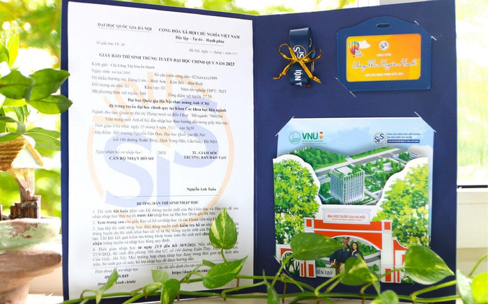 Loạt giấy báo trúng tuyển đẹp như mơ của các trường đại học gửi tân sinh viên Ảnh 2
