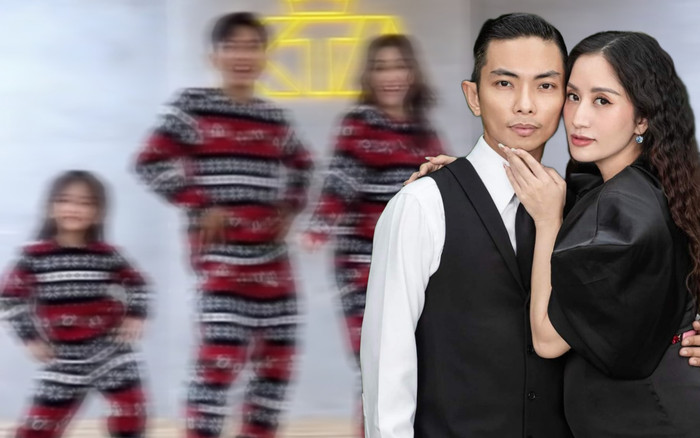 Khánh Thi diện đồ 'giấu bầu', đu trend nhảy múa cùng Phan Hiển và 2 con Ảnh 2