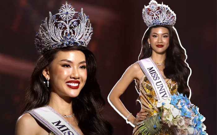 Bùi Quỳnh Hoa bị vương miện dìm thảm, netizen: 'Ai photoshop giúp chị ấy đi!' Ảnh 2