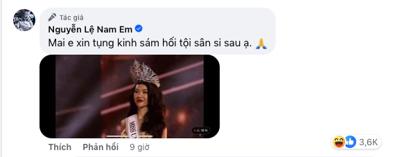 Nam Em liên tục có những động thái lạ trên trang cá nhân.