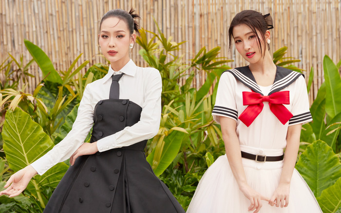 Bảo Ngọc - Phương Nhi hóa thủy thủ: Soi cận visual cuốn hút ra sao? Ảnh 2