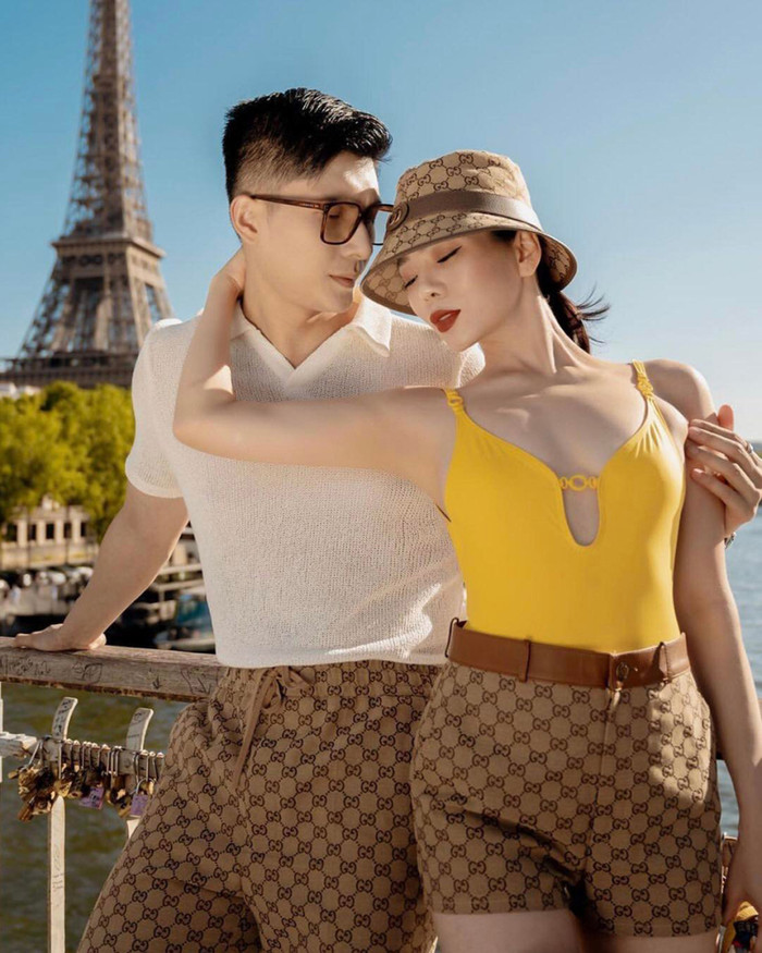 Sau khi 'rạn nứt' chuyện tình với doanh nhân Đức Huy, Lệ Quyên đã tìm được 'bến đỗ' mới bên tình trẻ Lâm Bảo Châu. (Ảnh tổng hợp)