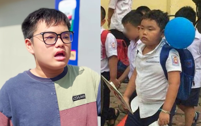 Từng gây sốt mùa khai giảng, Bi Béo con trai NSƯT Xuân Bắc nay thay đổi chóng mặt Ảnh 2