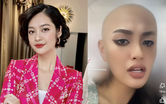 Một nàng hậu xuất hiện với diện mạo cạo trọc đầu, chuyện gì đây? Ảnh 2