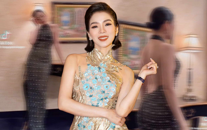 Lệ Quyên đu trend 'lấy chồng', khoe lưng trần khiến dân mạng xôn xao Ảnh 2