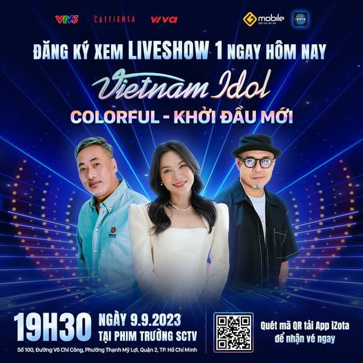  HOT: Quét mã QR, đăng ký ngay vé xem LIVESHOW 1 VIETNAM IDOL 2023 Ảnh 1
