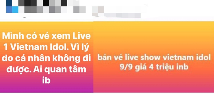 Liveshow Vietnam Idol gặp cơn 'khát vé': Hết trong tích tắc, giá rao bán cực cao Ảnh 1