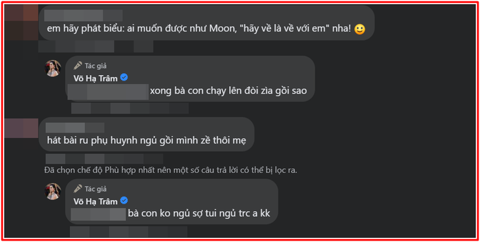  Được gợi ý việc ca hát trong buổi họp phụ huynh cho con gái, Võ Hạ Trâm nói gì? Ảnh 5
