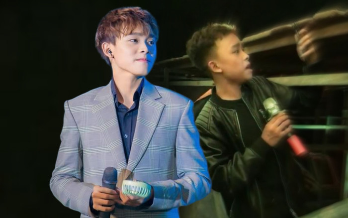 Xôn xao Hồ Văn Cường cặm cụi hát bè dưới gầm sân khấu: Ai nhìn cũng thương! Ảnh 2